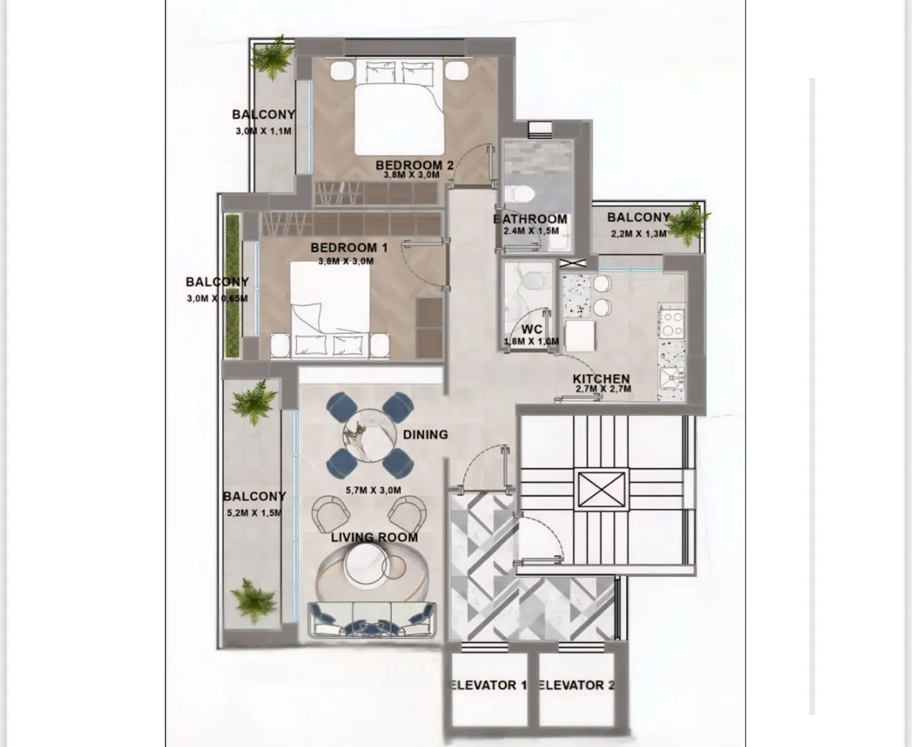 Apartment for sale in Hamra