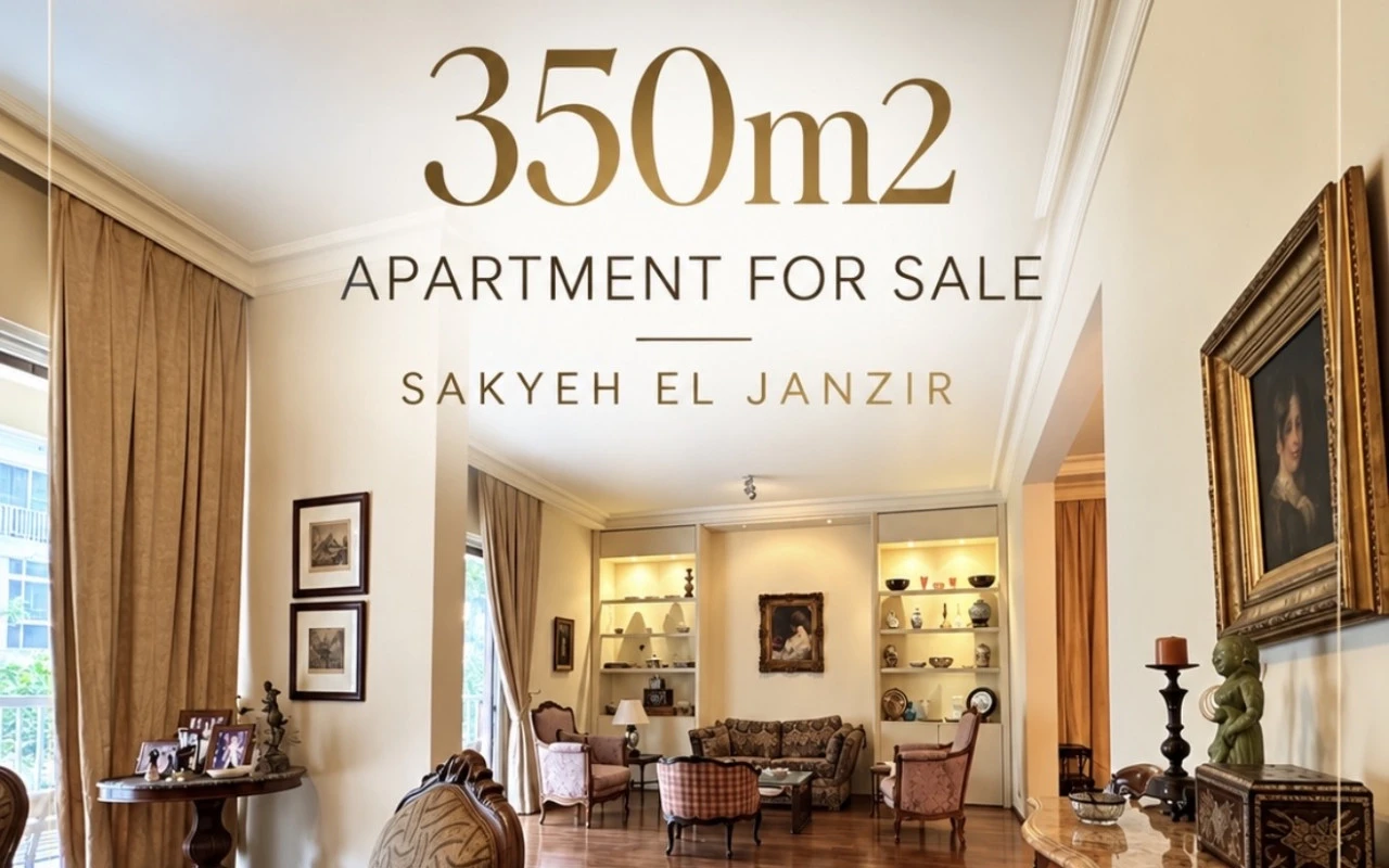 350m2 apartment in Sakyeh el Janzir